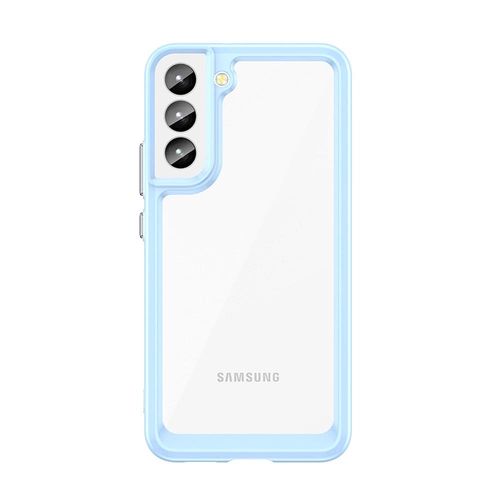 Outer Space Case Cover for Samsung Galaxy S22 + (S22 Plus) Hard Cover with Gel Frame Blue, Hurtel 5907769311451 5907769311451