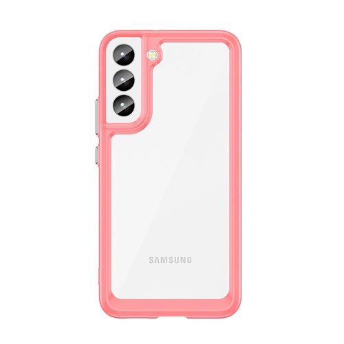 Outer Space Case Cover for Samsung Galaxy S22 + (S22 Plus) Hard Cover with Gel Frame Red, Hurtel 5907769311444 5907769311444