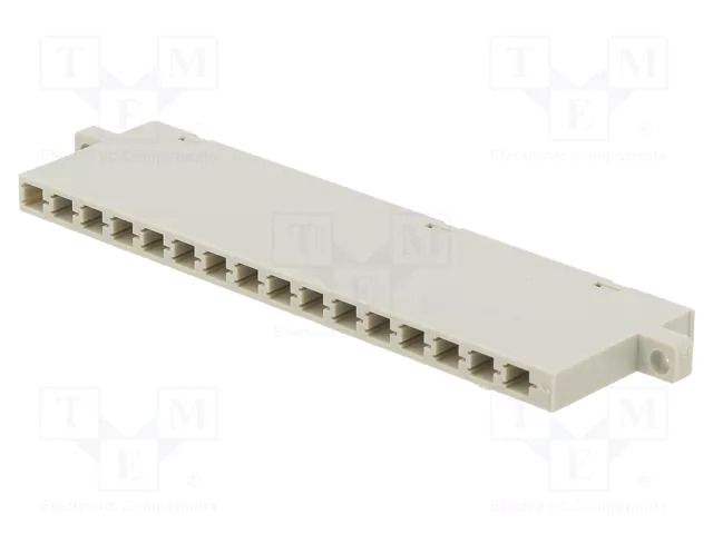 Connector: DIN 41612; socket; pin header; PIN: 16; straight HARTING 09060163302