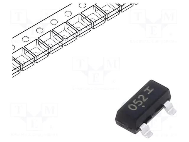 Diode: TVS array; SOT23-3; Ch: 2; reel,tape; ESD ONSEMI PACDN042Y3R