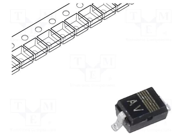 Diode: TVS; 6.8V; unidirectional; SOD323; ESD NEXPERIA PESD5V0S1UA.115