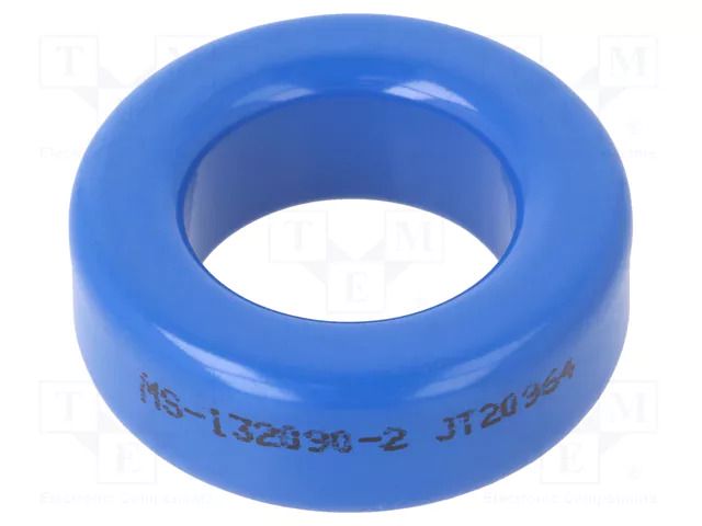 Ferrite: toroidal; L: 11.18mm; Øint: 19.94mm; Øout: 33.02mm; 96.9nH MICROMETALS MS-132090-2