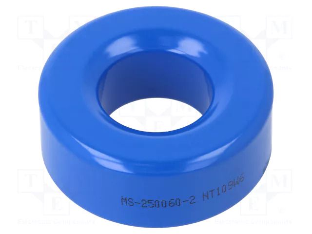 Ferrite: toroidal; L: 25mm; Øint: 31.37mm; Øout: 63.5mm; 206nH MICROMETALS MS-250060-2