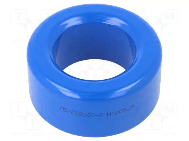 Ferrite: toroidal; L: 35mm; Øint: 45.3mm; Øout: 74.1mm; 206nH MICROMETALS MS-292060-2