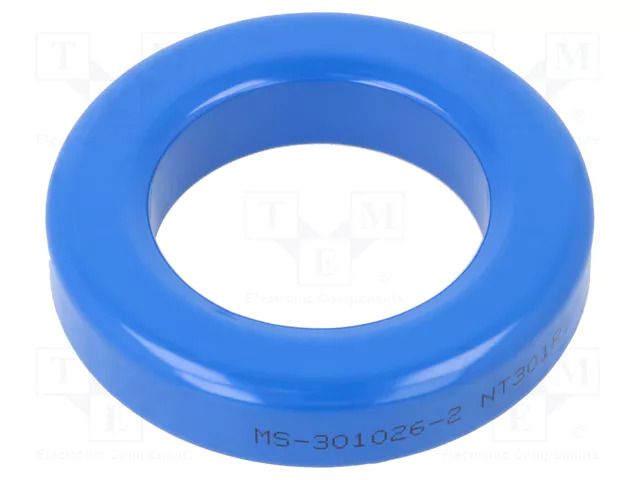 Ferrite: toroidal; L: 15.88mm; Øint: 49.23mm; Øout: 77.8mm; 37nH MICROMETALS MS-301026-2