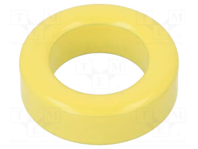 Ferrite: toroidal; L: 6.35mm; Øint: 12.57mm; Øout: 20.19mm; 4.5nH MICROMETALS T80-6