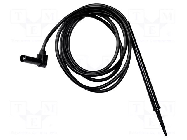Test lead; 20A; probe tip,angular banana plug 4mm; insulated MUELLER ELECTRIC BU-2243-D-48-0