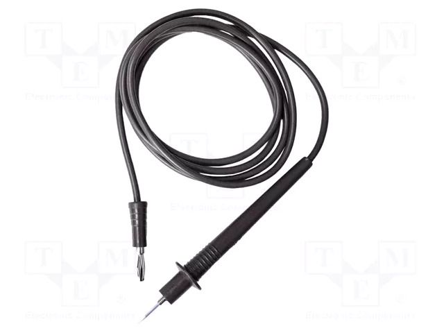 Test lead; 10A; probe tip,banana plug 4mm; Urated: 600V; Len: 1.2m MUELLER ELECTRIC BU-2641-D-48-0
