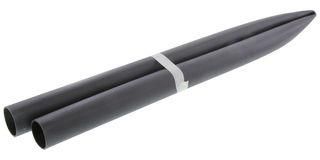 HEAT SHRINK TUBING, 38.1MM ID, PO, BLACK, 48" HS40-400-4