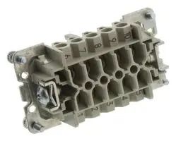 RECTANGULAR INSERT, RECEPTACLE, 10+PE POSITION, 2ROW, SCREW 70.300.1040.0