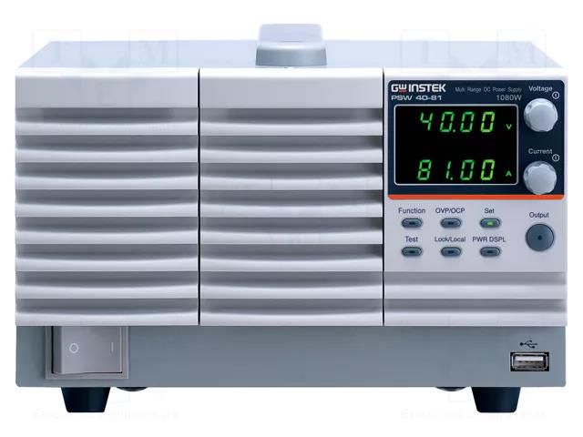 Power supply: programmable laboratory; Ch: 1; 0÷40VDC; 81A; 1.08kW GW INSTEK PSW40-81
