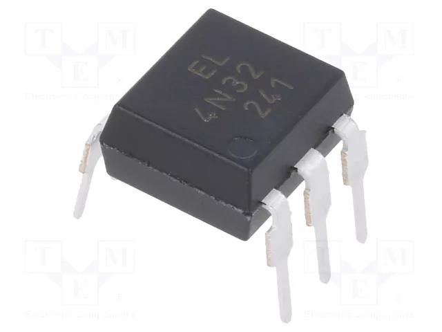 Optocoupler; THT; Ch: 1; OUT: transistor; Uinsul: 5kV; Uce: 55V; DIP6 EVERLIGHT 4N32-EVE