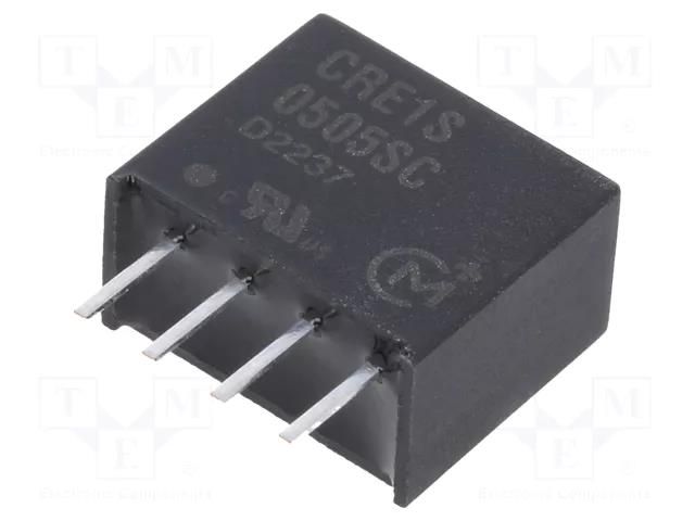 Converter: DC/DC; 1W; Uin: 2.97÷3.63VDC; Uout: 5VDC; Iout: 200mA; SIP Murata Power Solutions CRE1S0505SC