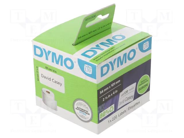 Label; 101mm; 54mm; white DYMO DYMO.S0722430