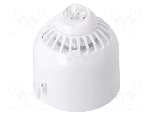 Signaller: lighting-sound; 17÷60VDC; horn,flashing light; LED KLAXON SIGNALS ESC-5002