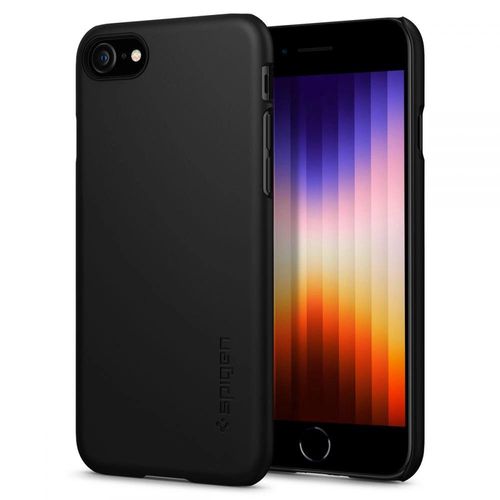 Spigen Thin Fit Case for iPhone 7 / 8 / SE 2020 / 2022 - Black, Spigen 8809466645433 8809466645433