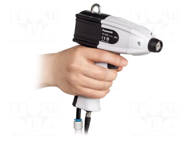 Ionized air gun; gun; ESD; 144x185x51mm; 18m3/h; 0÷50°C; 24VDC PANASONIC EC-G02