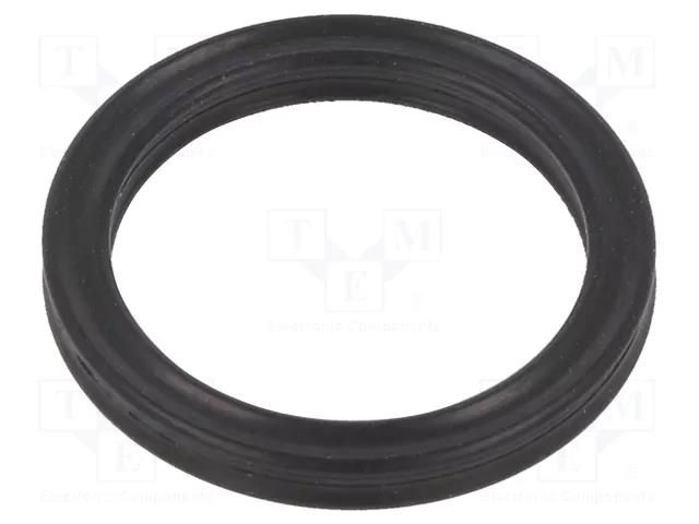 X-ring washer; NBR caoutchouc; Thk: 2.62mm; Øint: 17.75mm ORING USZCZELNIENIA TECHNICZNE X-17.75X2.62-NBR
