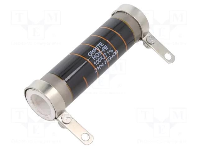 Resistor: power; 100kΩ; 25W OHMITE MOX-F-021003FE