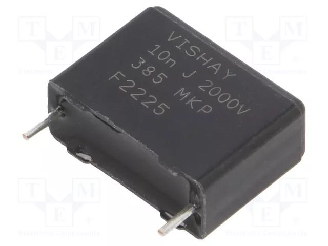 Capacitor: polypropylene; 10nF; 2kV; ±5%; 15mm VISHAY BFC238560103