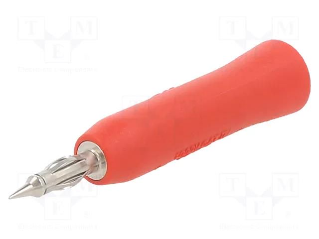Probe: for oscilloscope; red; push-in STÄUBLI PB200-22