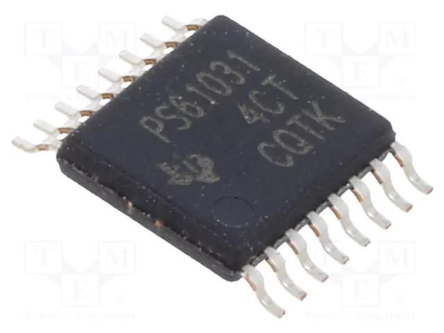 PMIC; DC/DC converter; Uin: 1.8÷5.5VDC; Uout: 3.3VDC; 4A; HTSSOP16 TEXAS INSTRUMENTS TPS61031PWP