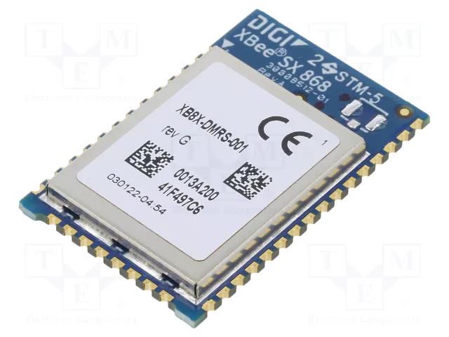 Module: RF; RF PAD; XBee; 863÷870MHz; SPI,UART; -113dBm; 13dBm; SMD DIGI INTERNATIONAL XB8X-DMRS-001