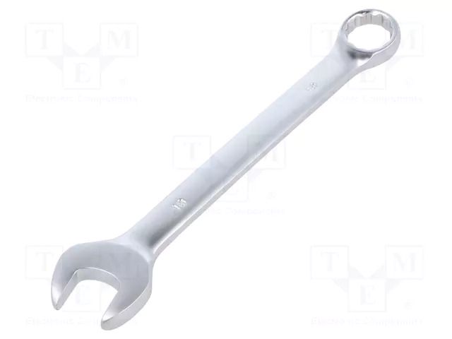 Wrench; combination spanner; 18mm; Chrom-vanadium steel; satin PG TOOLS PG-T110