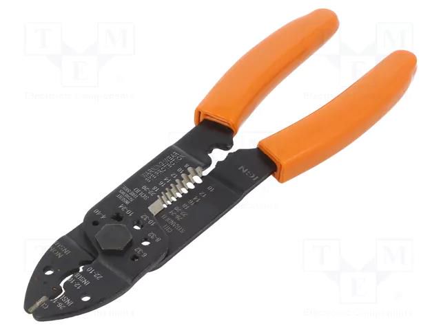 Tool: multifunction wire stripper and crimp tool; Wire: round PG TOOLS PG-T543