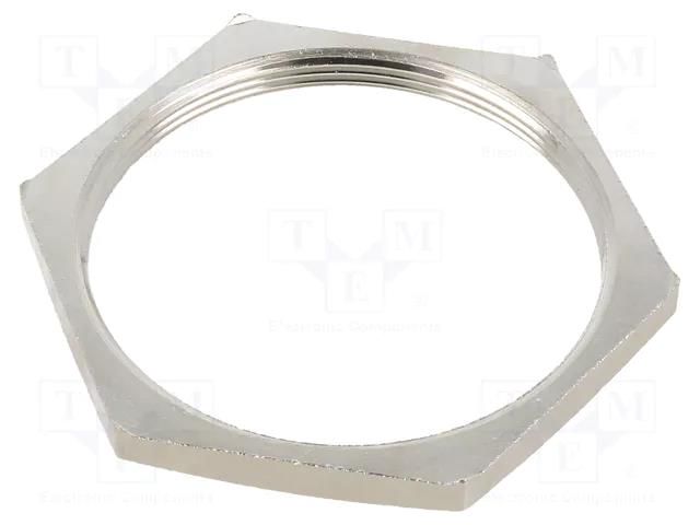 Nut; with earthing; M63; brass; 70mm; Thread: metric; Pitch: 1.5 LAPP LP-52103370