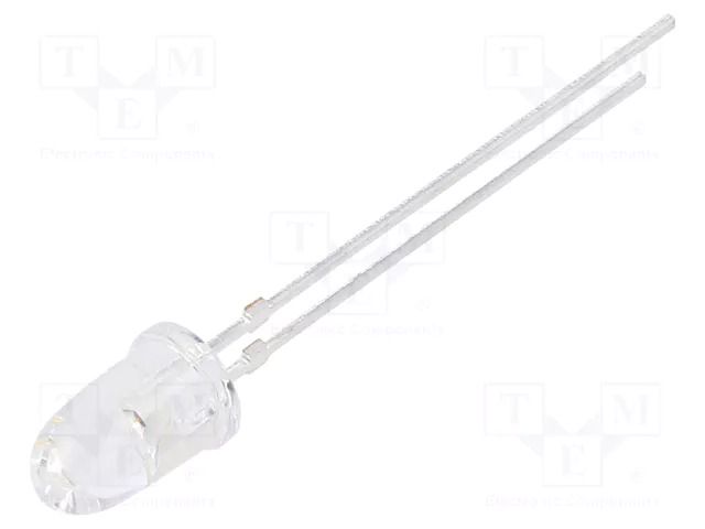 LED; red; 5mm; 24000÷65000mcd; 4°; Front: convex; 2.2÷3VDC VISHAY VLCS5830