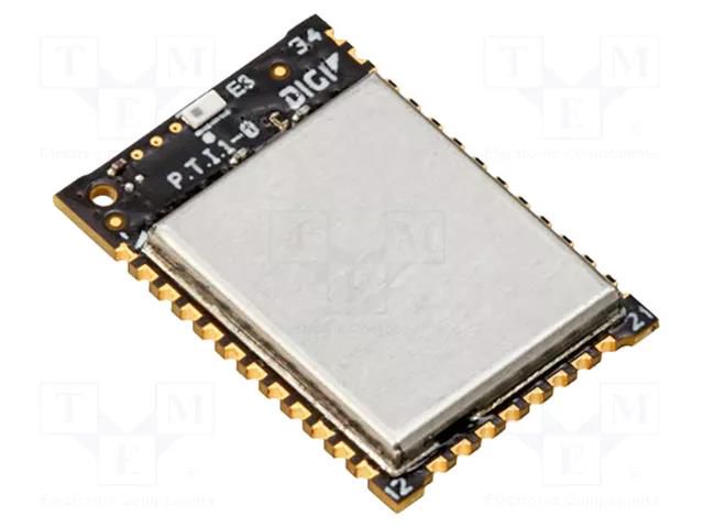 Module: RF; XBee; 2.4GHz; I2C,SPI,UART; -103dBm; 8dBm; SMD; 32/14mA DIGI INTERNATIONAL XBRR-24ACM-J