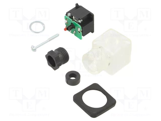 Accessories: plug for coil; IP65; natural (transparent); 230V DANFOSS 042N0265