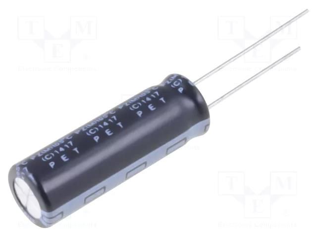 Capacitor: electrolytic; THT; 27uF; 400VDC; Ø10x30mm; ±20%; 2000h Elite PZ2G270MNN1030
