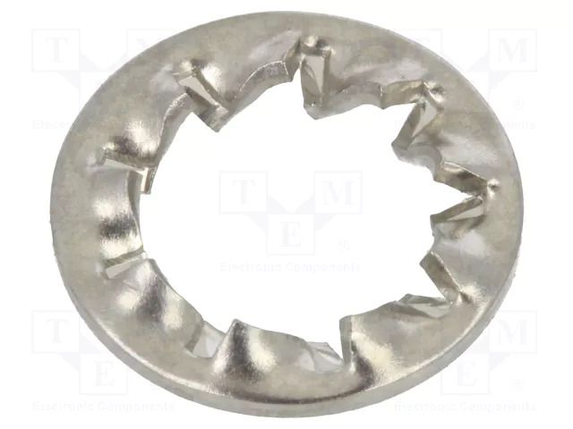 Washer; internally serrated; M6; D=11mm; h=0.7mm; DIN 6798J BOSSARD B6/BN676