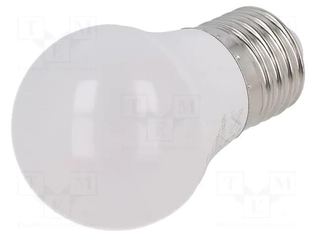 LED lamp; neutral white; E27; 230VAC; 470lm; P: 4.5W; 180°; 4000K V-TAC 3800157682626