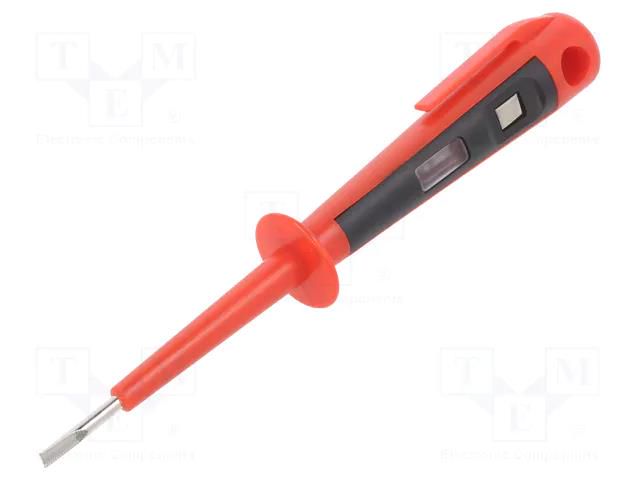 Voltage tester; insulated; slot; 150mm; 100÷500VAC HÖGERT TECHNIK HT1S981