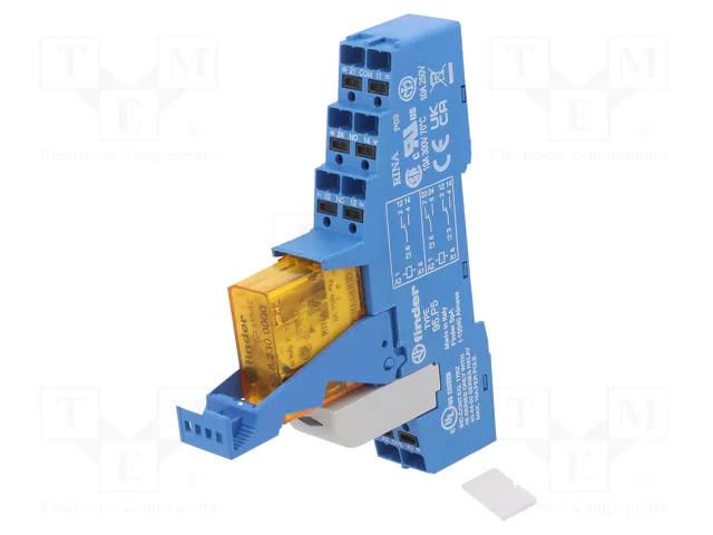 Relay: interface; DPDT; Ucoil: 230VAC; 8A; 8A/250VAC; 48.P5 FINDER 48.P5.8.230.0060