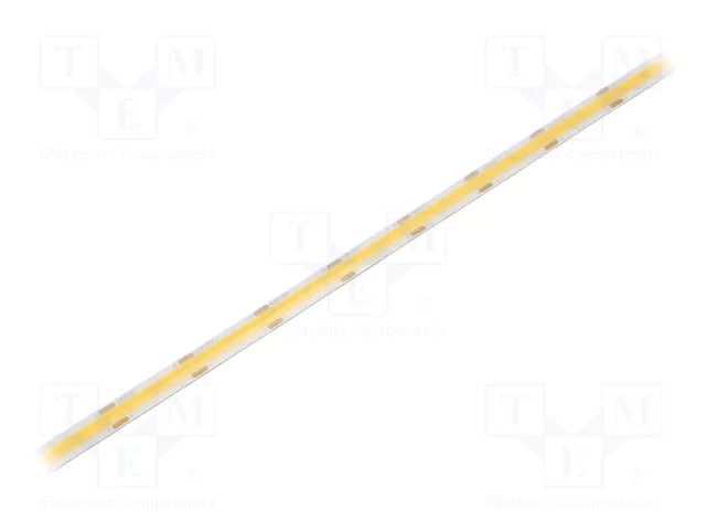 COB LED tape; white neutral; LED/m: 320; 8mm; IP65; 8W/m; CRImin: 90 WISVA OPTOELECTRONICS HH-40KG-320FAB-COB