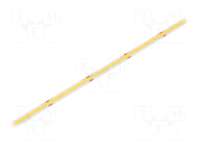 COB LED tape; white neutral; LED/m: 320; 8mm; IP20; 8W/m; CRImin: 90 WISVA OPTOELECTRONICS HH-40KG-320GNB-COB