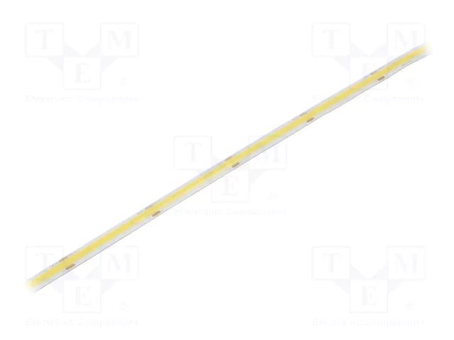 COB LED tape; white cold; LED/m: 480; 8mm; IP65; 8W/m; CRImin: 90 WISVA OPTOELECTRONICS HH-65KG-480GAB-COB