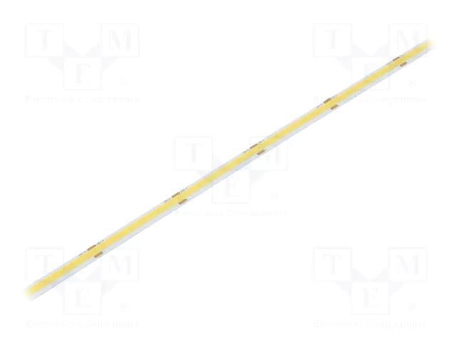 COB LED tape; white cold; LED/m: 480; 8mm; IP20; 8W/m; CRImin: 90 WISVA OPTOELECTRONICS HH-65KG-480GNB-COB
