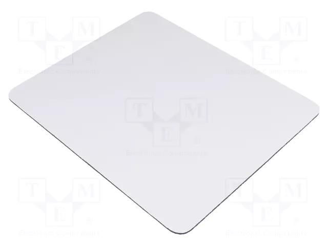 Pad; white; mouse; Features: labelling-friendly surface GEMBIRD MP-PRINT-M