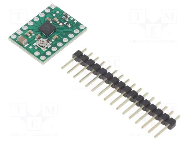 Stepper motor controller; DRV8434S; SPI; 1.2A; Uin mot: 4.5÷48V POLOLU POLOLU-3766