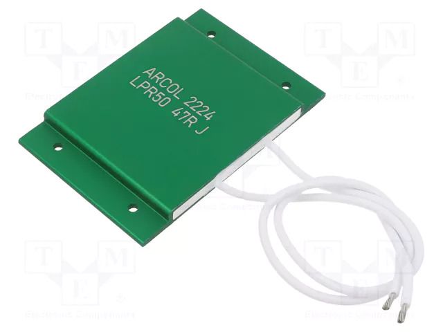 Resistor: power; screw; 47Ω; 50W; ±5%; LPR; 50x75x5.7mm ARCOL LPR50-47R-J