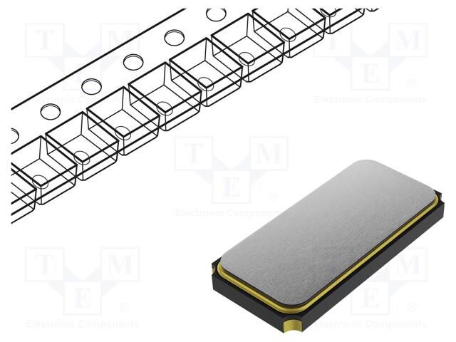 Resonator: quartz; 25MHz; ±20ppm; 18pF; SMD; 3.2x2.5x0.8mm TXC 7V-25.000MDDJ-T
