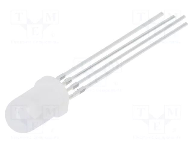 LED; RGB; 5mm; 50°; Front: convex; 3÷15VDC; No.of term: 4; -30÷85°C OPTOSUPPLY OSTAMC5A52A-VV