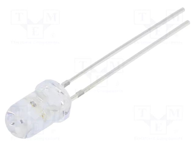 LED; yellow/blue; 5mm; blinking; 1560÷2180mcd,3000÷4200mcd; 30° OPTOSUPPLY OSYBMF5A31A