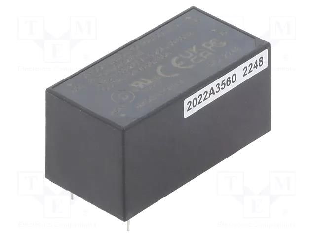 Converter: AC/DC; 4W; Uin: 85÷305VAC,120÷431VDC; Uout: 24VDC; 82% CINCON CFM04S240-E