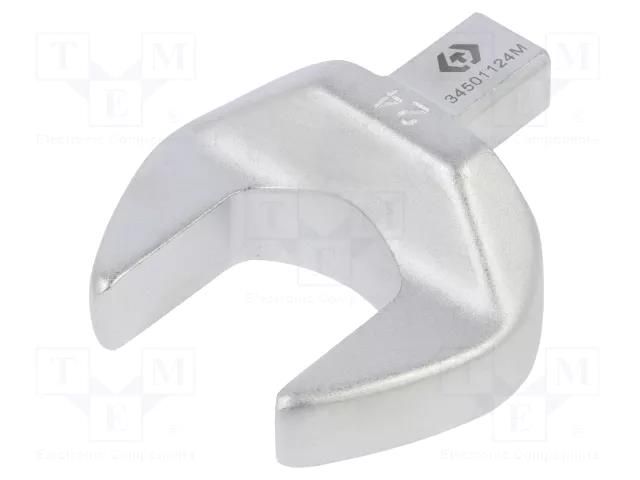 Wrench tip; torque,spanner; 24mm; Mounting: 9x12 KING TONY KT-34501124M
